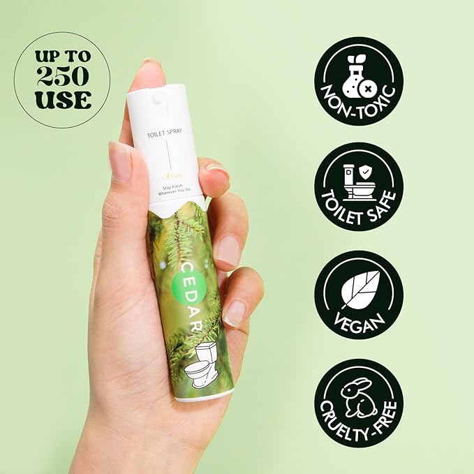 Travel Size Toilet Spray, Bathroom Odor Eliminator, 3 Pack, 1 fl oz Each - Image 5