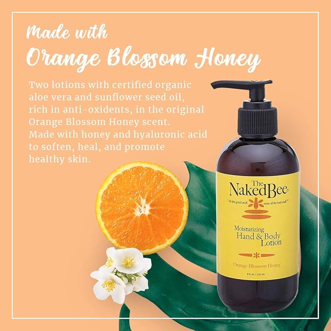 The Naked Bee Orange Blossom Honey Hand & Body Lotion, 8 oz - Image 2