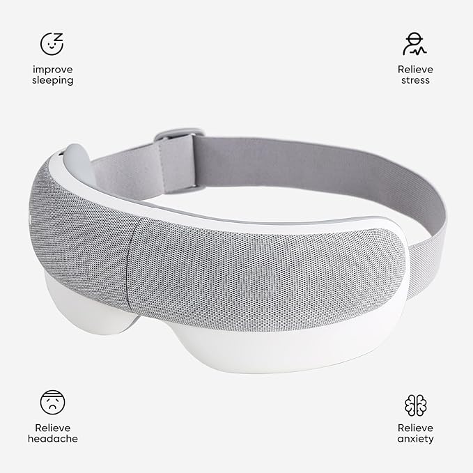 Eye Massager & Bluetooth Heat Sleep mask, Parents Gift Sets |With storage bag & - Image 8