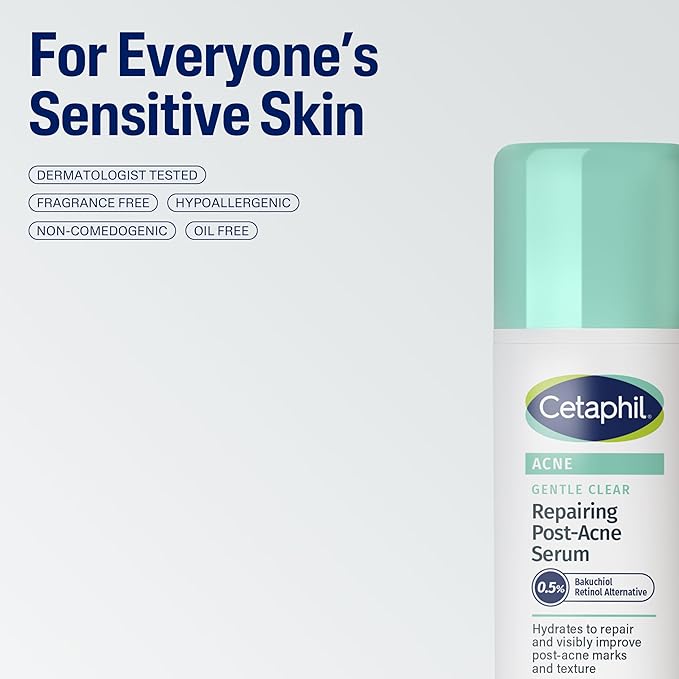 CETAPHIL Gentle Clear Repairing Post-Acne Serum, Retinol Alternative, Oil Free - Image 7