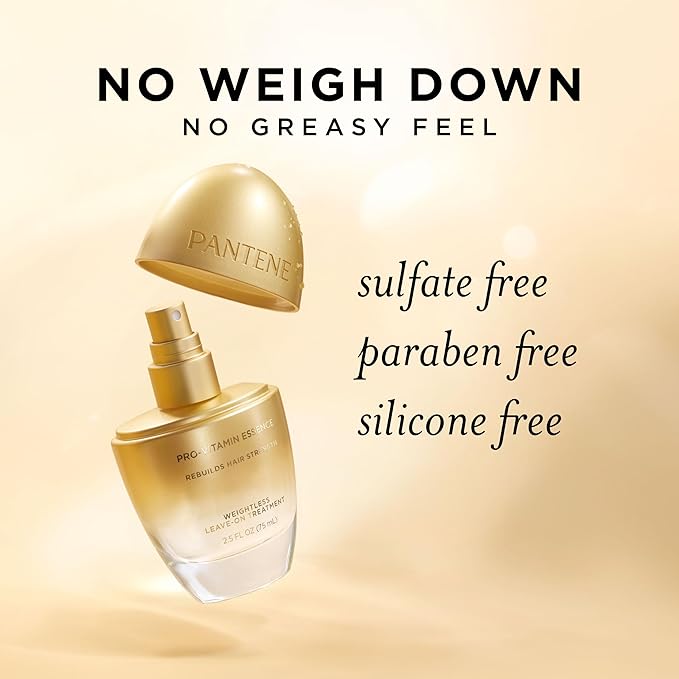 Pantene Pro-Vitamin Essence, Daily Repair Mist, Weightless Leave-On Treatment - Image 7