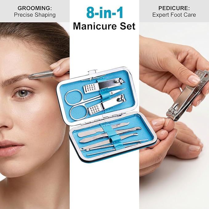 48pack Bulk Manicure Set, Nail Clippers Kit Stainless Steel Fingernail Clippers - Image 6