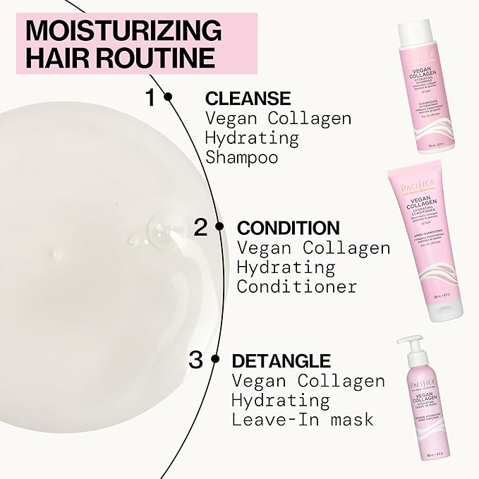 Pacifica Vegan Collagen Leave-In Repair Hair Mask – Leave-In Conditioner - Image 13