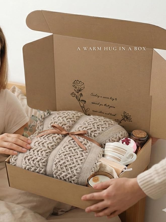 Cozy Care Package for Women – Warm & Comforting Thinking of You Gift Box for - Image 2