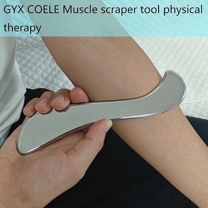 Muscle Scraper Tool Set, Stainless Steel IASTM Tools - Image 3