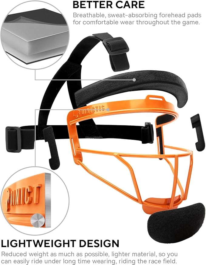 Dinictis Softball Face Mask, Lightweight, Comfortable, - Image 3