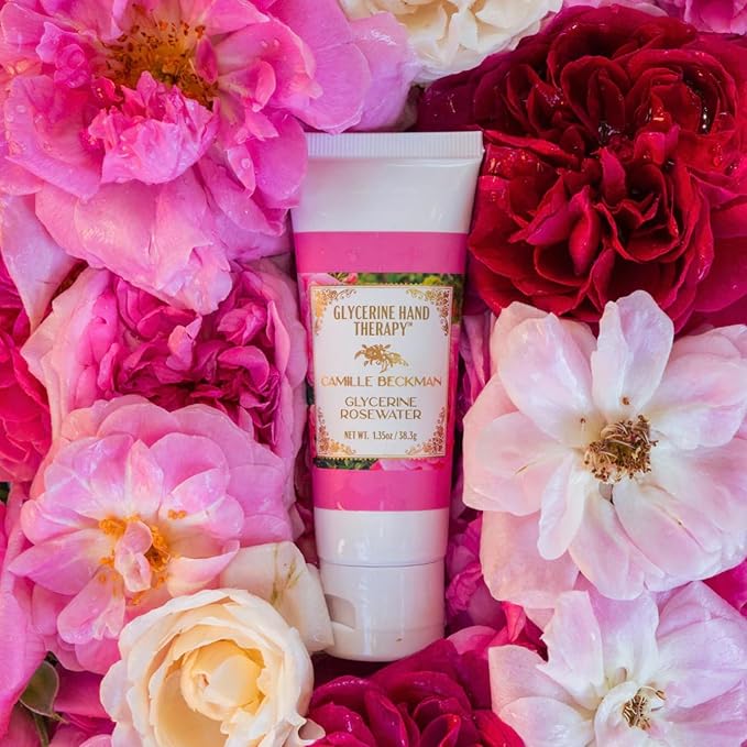 Camille Beckman Glycerine Hand Therapy Cream, Glycerine Rosewater, 1.35 Ounce - Image 2