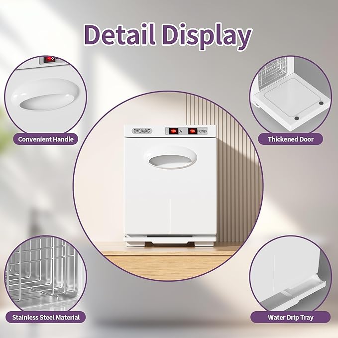 Towel Warmer, 5L Small Hot Towel Warmers - Image 7