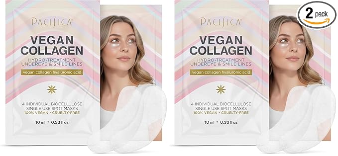 Pacifica Vegan Collagen Undereye & Smile Line Patches – Hydrating by PacificaBeauty