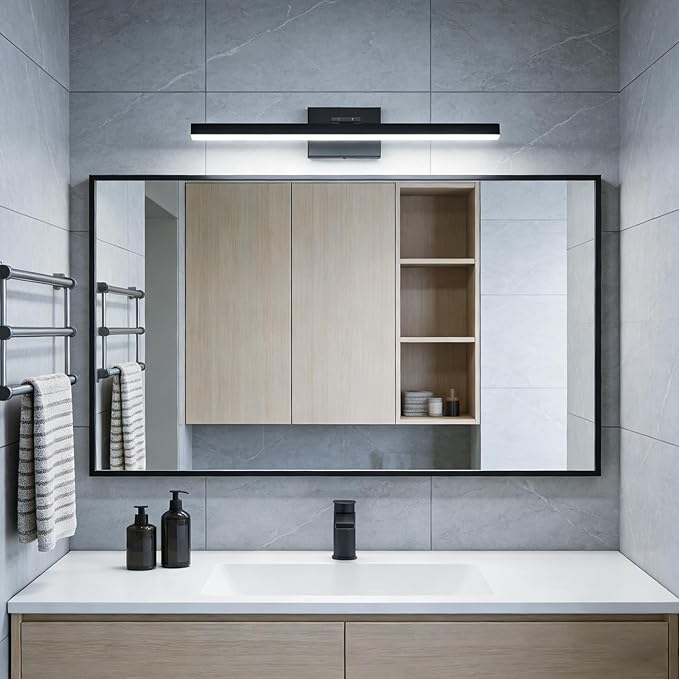 IZORRO Modern Bathroom Vanity Light 32 inch, 24W Dimmable Led Bathroom Light - Image 5