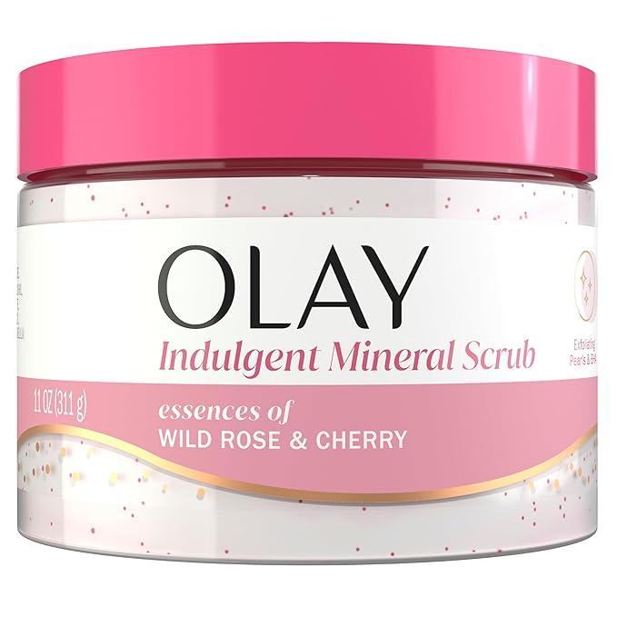 Olay Body Indulgent Mineral Scrub, Skin Exfoliating & Massaging Pearls by Olay
