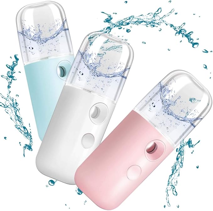 GIVERARE 2 Pack Nano Facial Steamer, Handy Mini Mister, USB Rechargeable Mist - Image 8