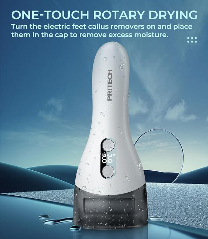Electric Callus Remover for feet, Rechargeable Foot File Electronic Pedicure - Image 8