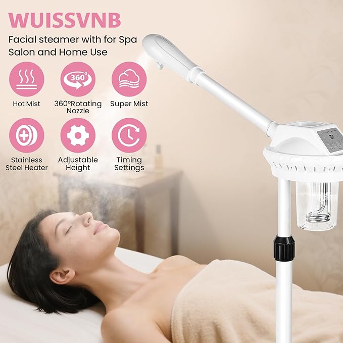 Retain time face Steamer Clean Skin Firming Pores and Moisturizing Suitable - Image 2