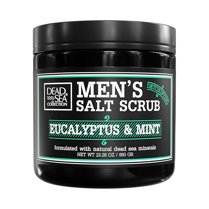 Salt Body Scrub Eucalyptus & Mint by DeadSeaCollection