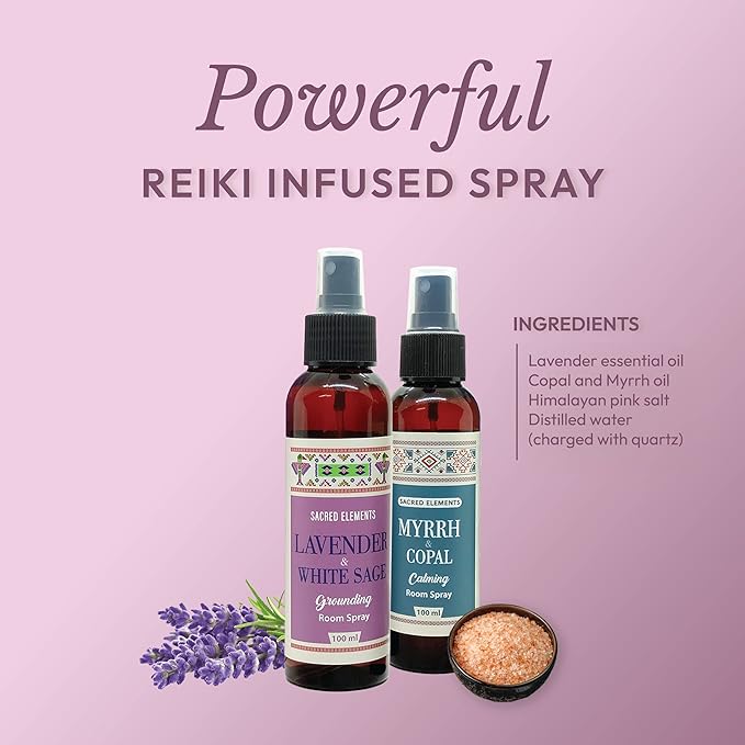 Sacred Element's Myrrh Copal, Lavender & White Sage Auric Room Spray – Pack Of - Image 2