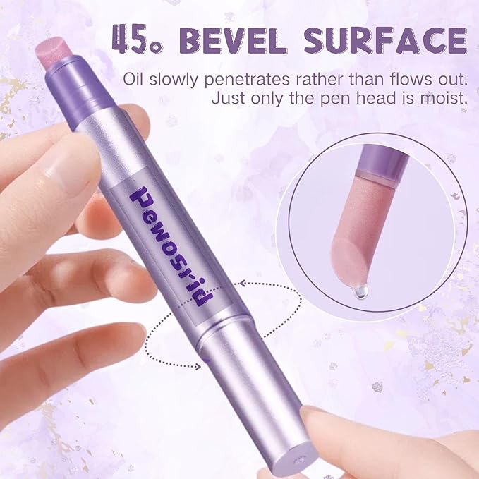 Cuticle Oil Pusher Pen, 4-in-1 Ceramic Cuticle Remover & Cuticle Oil in a Pen - Image 4
