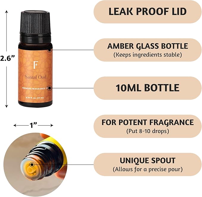 Folkulture Essential Oils Set for Diffuser | Set of 6 Luxury Floral & Oud - Image 5