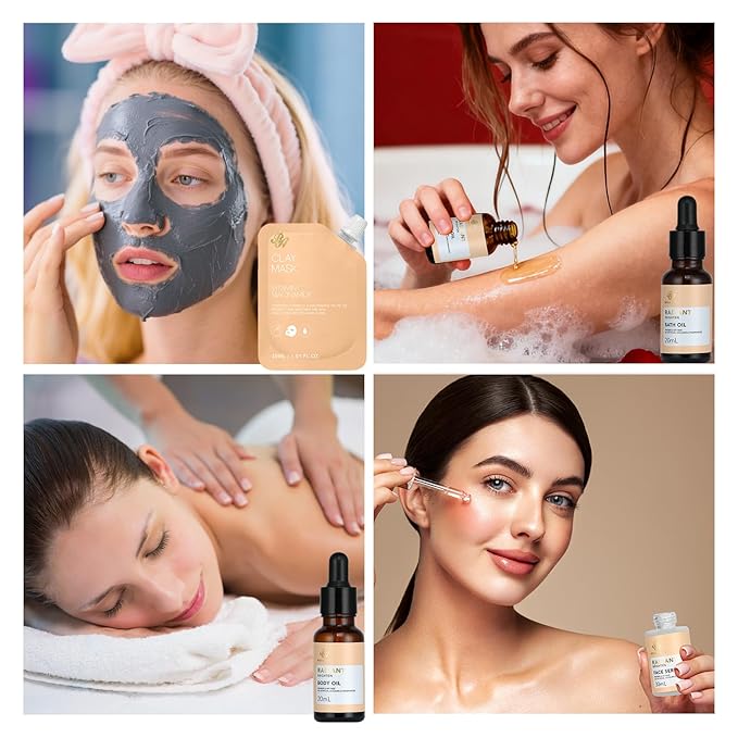 23 Pcs Mother's Day Gifts for Mom, Bath and Body Gifts Basket Kit, Home Spa - Image 6
