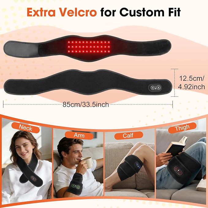 Cordless Neck Heating Pad Massager, 3000mAh Rechargeable Neck Massager - Image 4