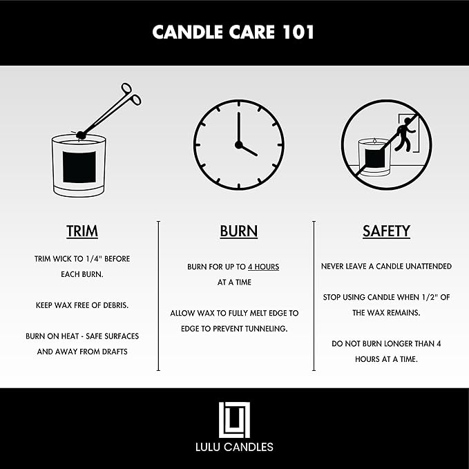 Lulu Candles | Saffron & Amber | Notes: Jasmine, & Amber | Smells Woody & - Image 7