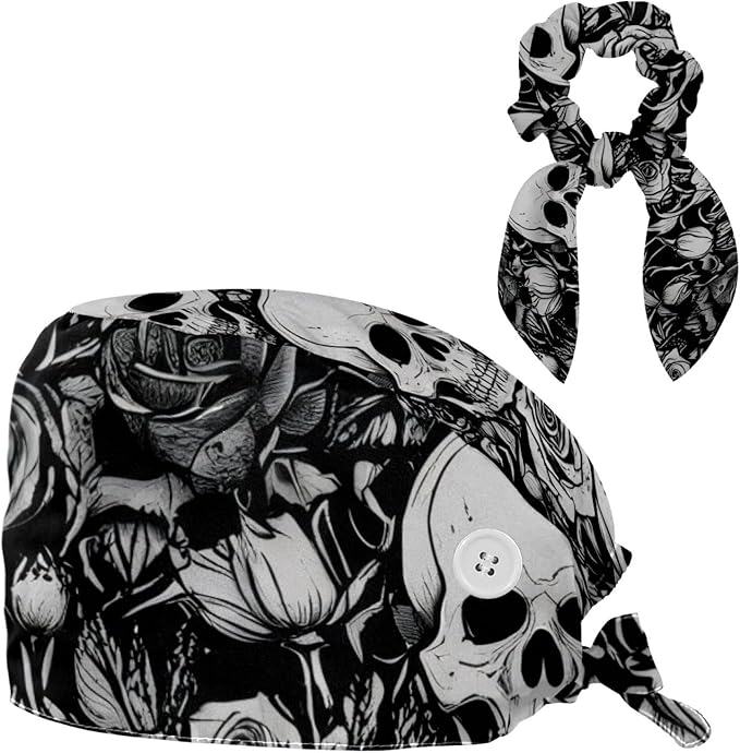 Scrub Cap, Nurse Hat, Surgical Cap by FVQL