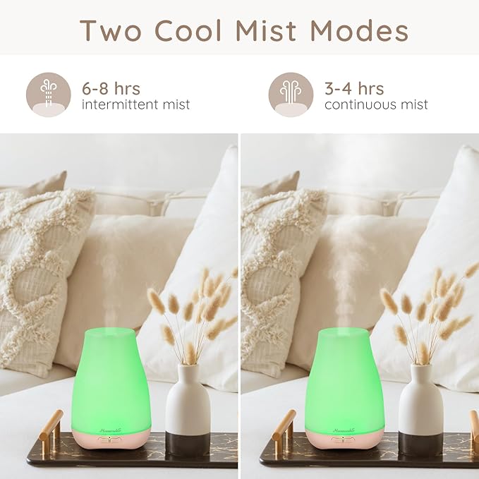Homeweeks Diffusers, 100ml Colorful Essential Oil Diffuser - Image 6