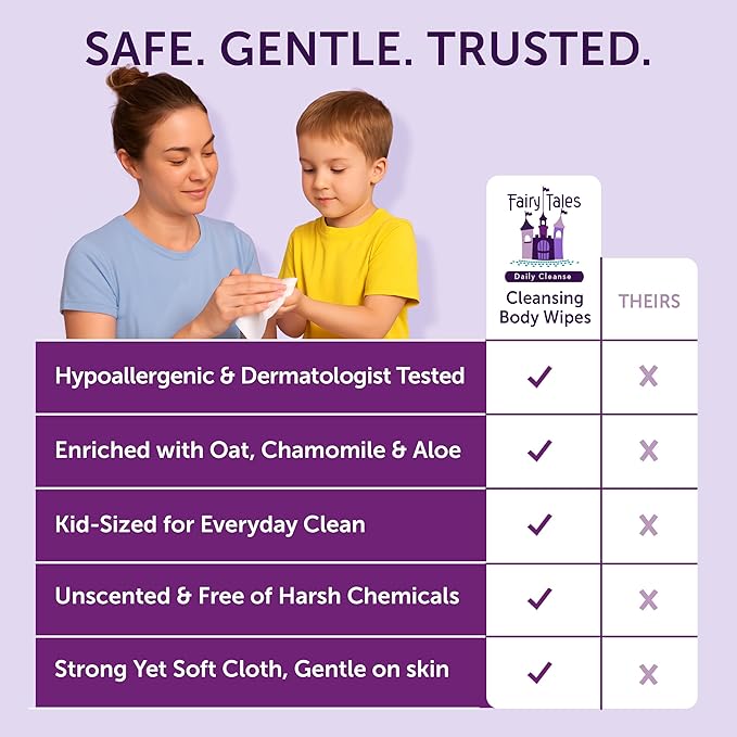 Fairy Tales Daily Cleanse XL Wipes - Image 7