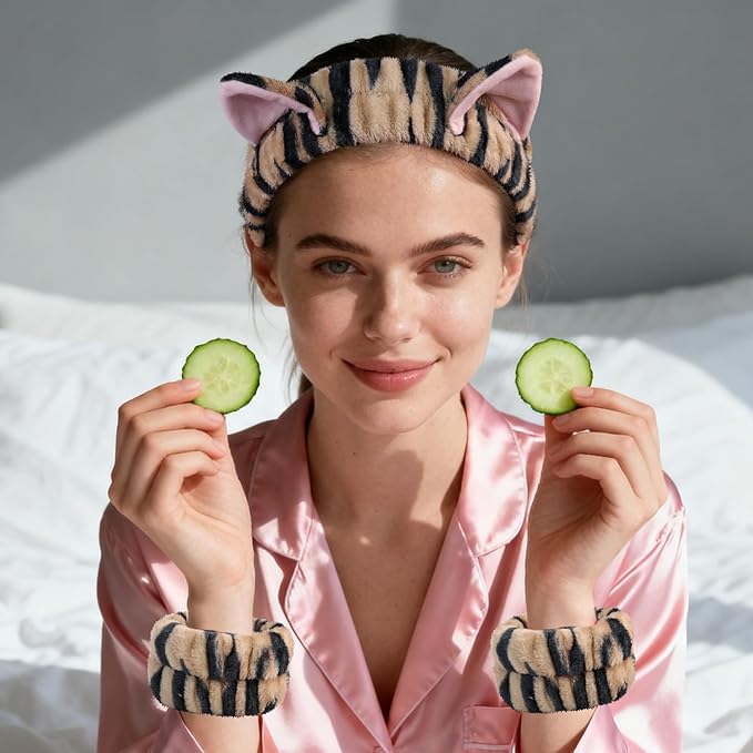 PERFECTSIGHT 2 Pack Cute Animal Headbands - Image 7