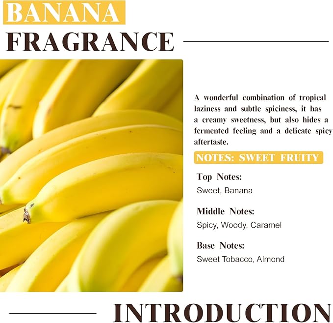 EUQEE 2.02 Fl oz Banana Fragrance Oil, Premium Fragrance Essential Oil - Image 4