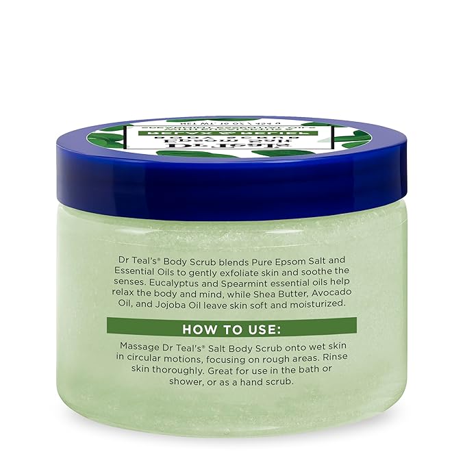 Dr Teal's Pure Epsom Salt Body Scrub, Relax & Relief - Image 8