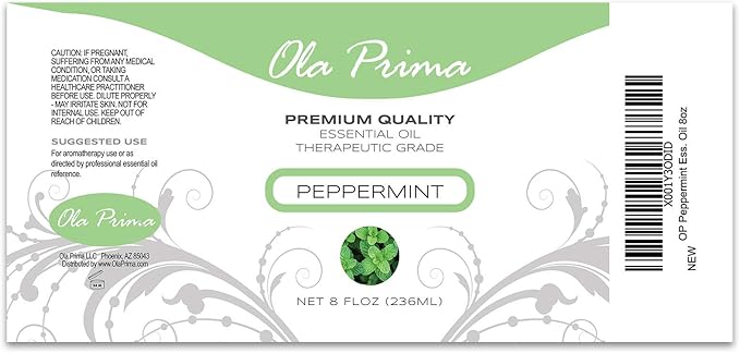 Ola Prima Therapeutic Grade Peppermint Essential Oil - Image 2