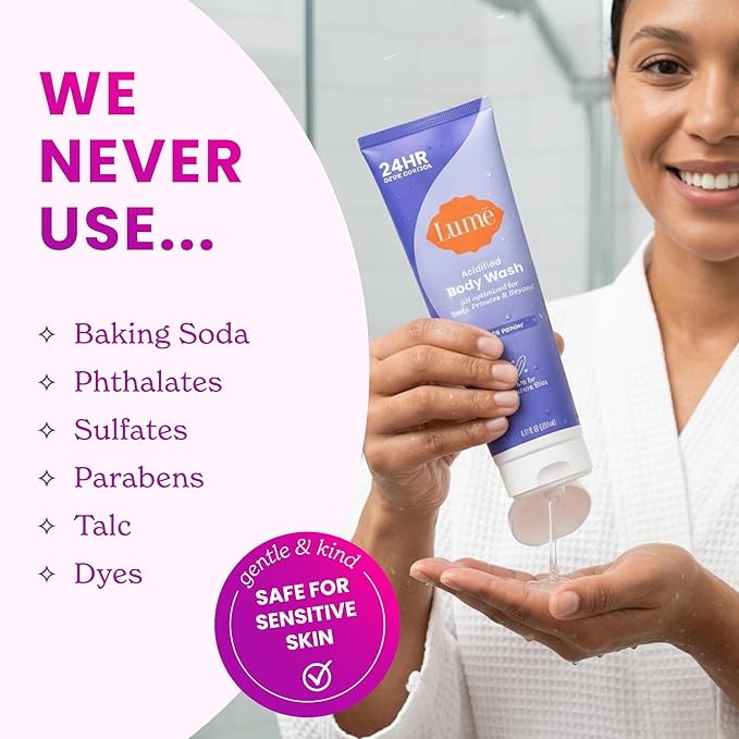 Lume Acidified Body Wash for 24 Hour Odor Control - Image 4