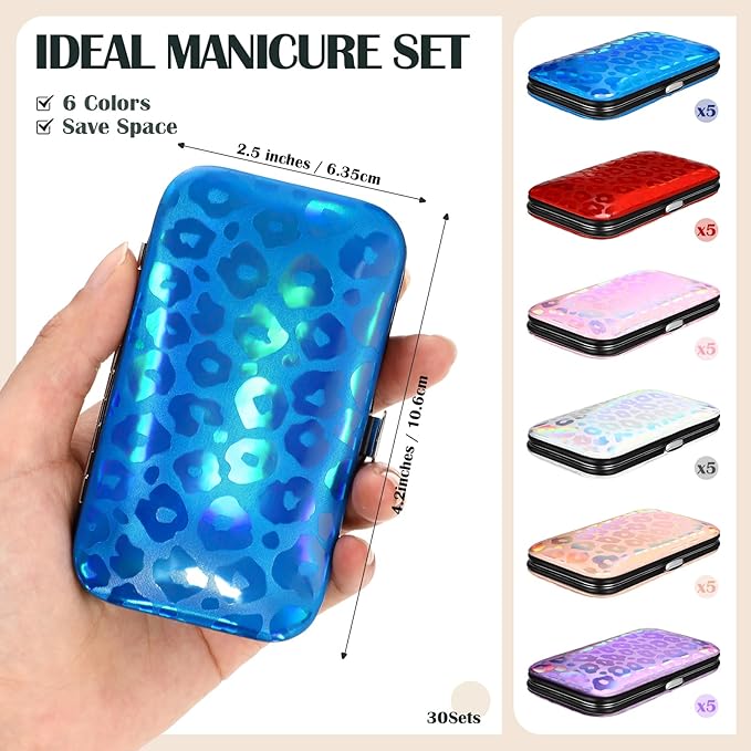 30 Sets Bulk Gifts for Women Manicure Set Bulk Professional Nail Care Kit Nail - Image 2