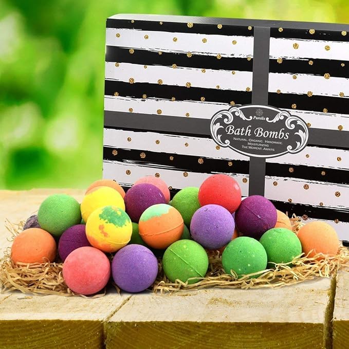 Bath Bombs Gift Set for Women and Men. 24 Luxury Bath Bombs Individually - Image 7