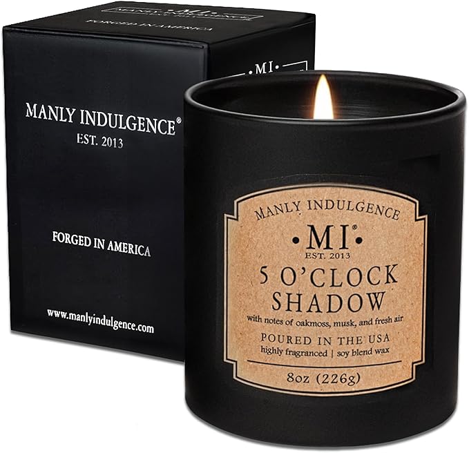 Manly Indulgence 5 O'Clock Shadow Scented Candles by ManlyIndulgence
