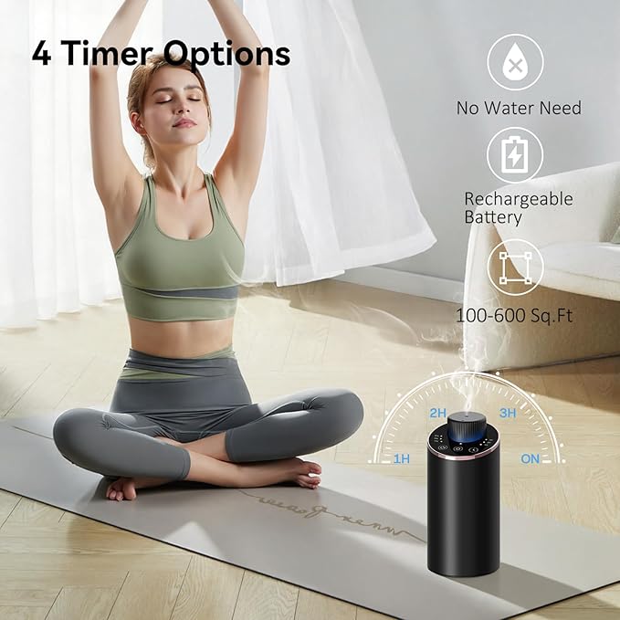 Waterless Essential Oil Diffuser Aromatherapy Scent Diffusers - Image 5