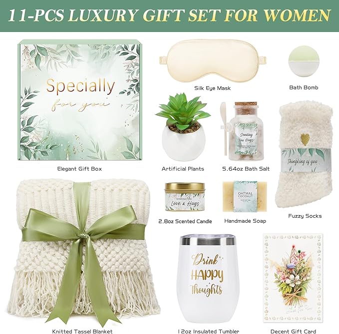 Self Care Gifts Spa Gifts for Women, Birthday Gifts Get Well Soon Gifts for - Image 2