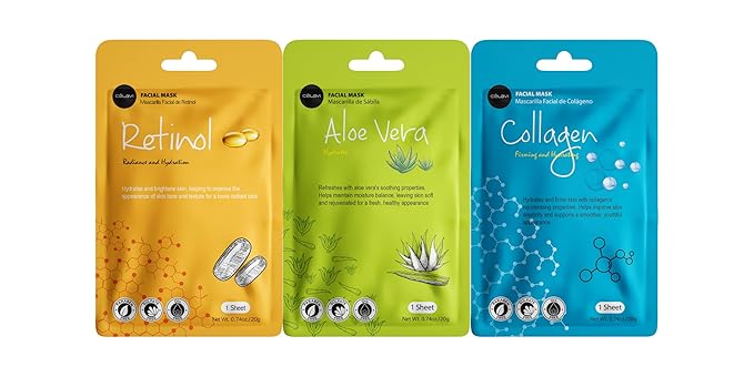 Celavi Collagen Face Sheet Mask K-Beauty Korea Skin Care Moisturizing New D - Image 3