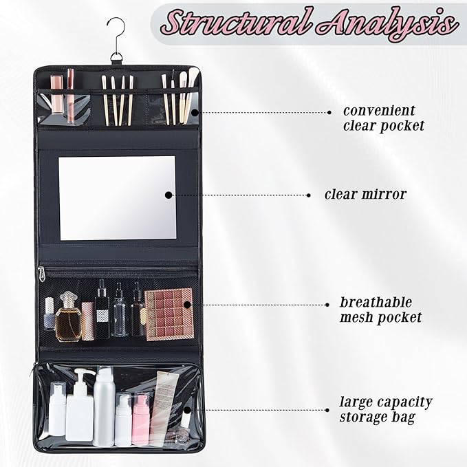Travel Hanging Toiletry Bag - Image 3