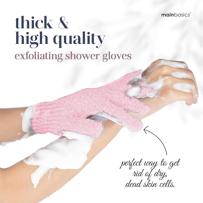 MainBasics Deep Exfoliating Bath Gloves - Image 2