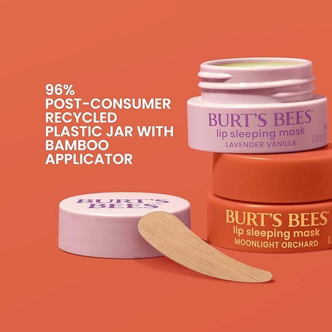 Burt’s Bees Lavender Vanilla Lip Sleeping Mask, - Image 5
