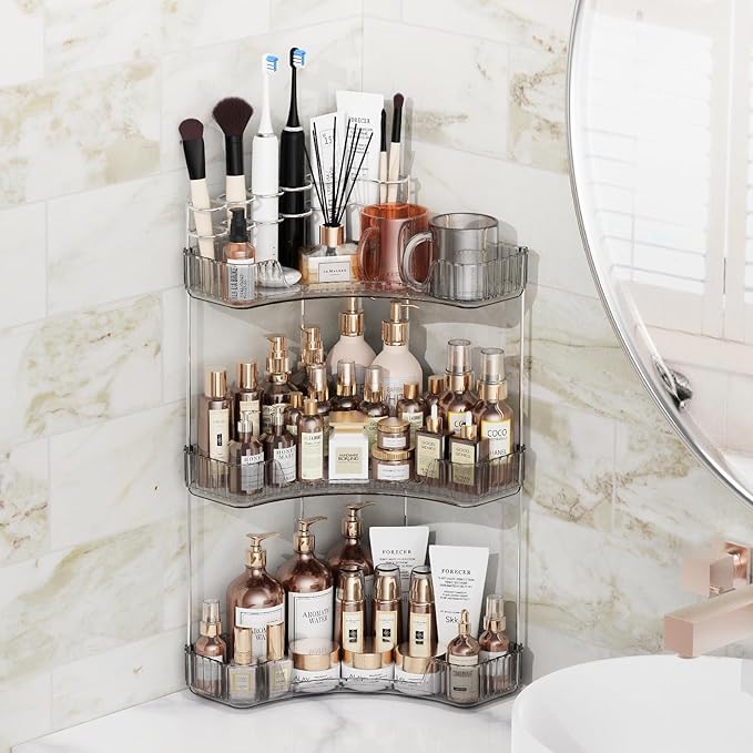 Asayuee 3-Tier Corner Bathroom Counter Organizer - Image 5