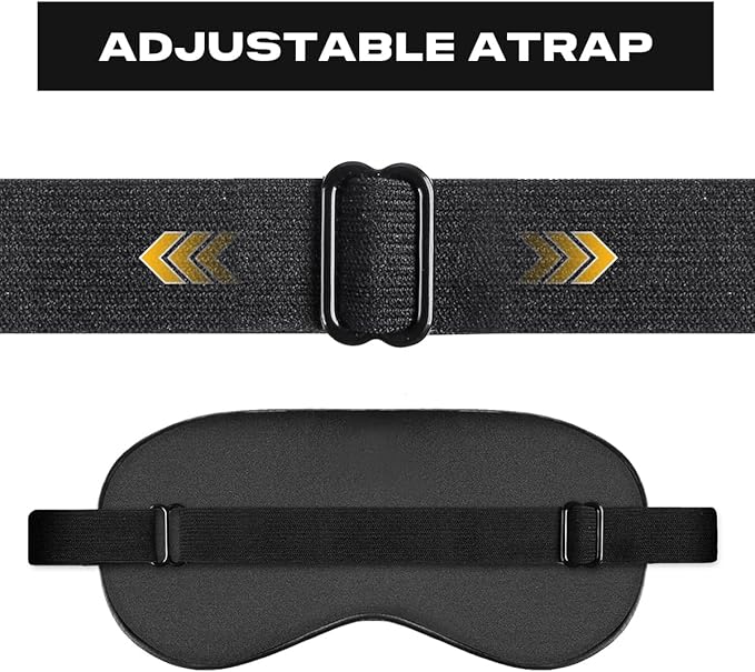 Silk Sleep Mask, Adjustable Soft Eye Cover - Image 2