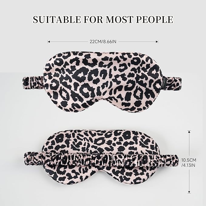 THXSILK Sleep Mask 100% 19 Momme Pure Mulberry Silk Super Smooth Cooling - Image 5