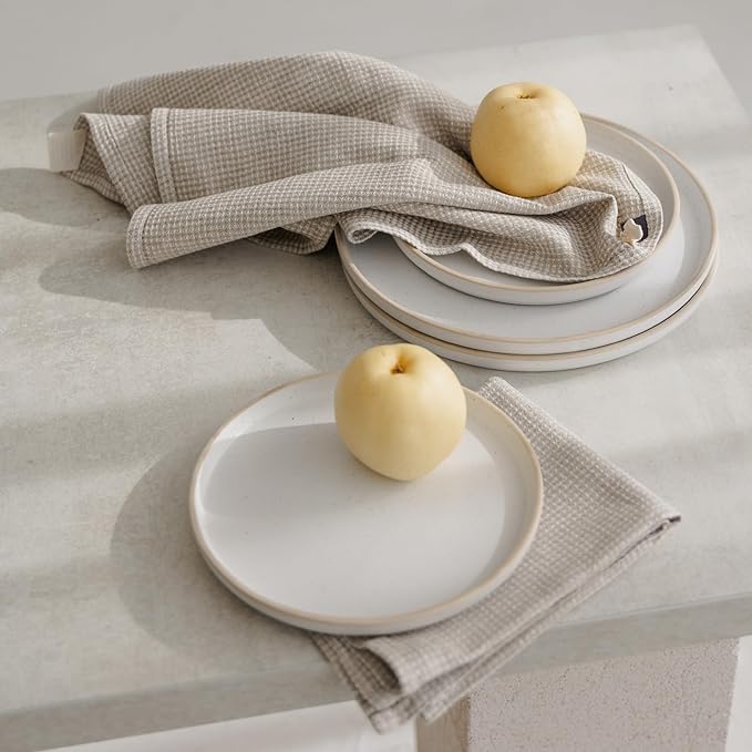 European Flax Linen Kitchen Towels Set of 2 - Image 5