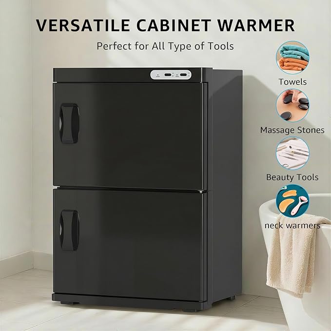 TABU 46L Hot Towel Warmer Cabinet, Extra Large Professional Towel Heater - Image 3