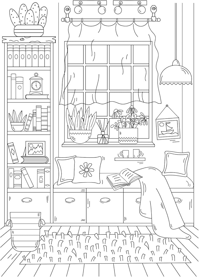 Jekohor Spring Theme Adult Coloring Book - Image 5