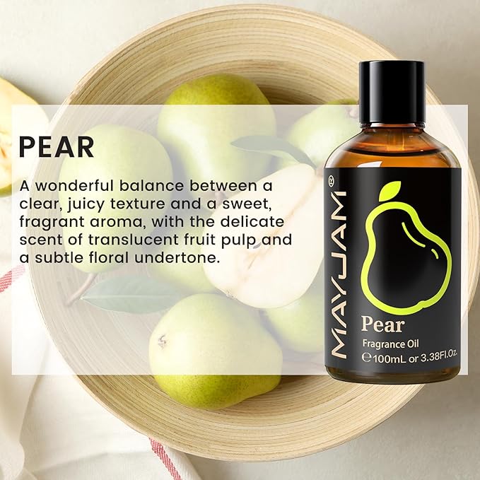 MAYJAM 100ML/3.38FL.OZ Pear Fragrance Oils - Image 3