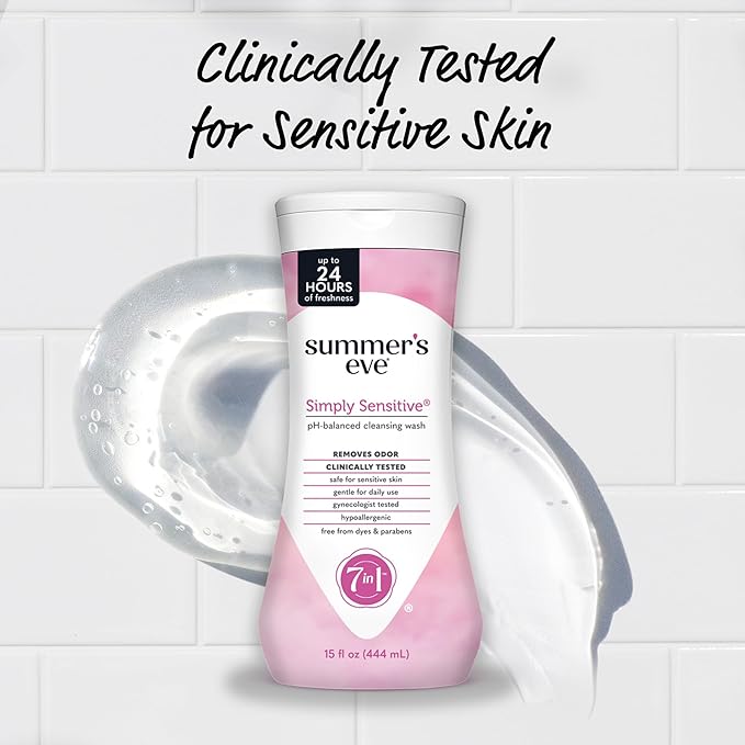 Summer’s Eve Simply Sensitive All-Over Daily Feminine Wash, Gentle pH-Balanced - Image 5